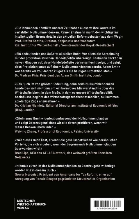 Produktbild: ZERO SUM MINDSET