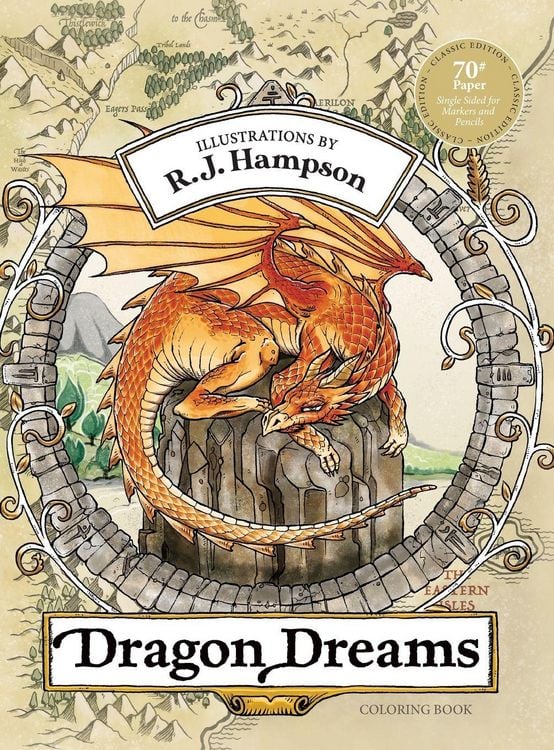 Produktbild: Dragon Dreams Coloring Book