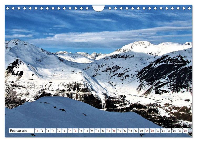 Produktbild: Majest&auml;tische Alpen (Wandkalender 2026 DIN A4 quer), CALVENDO Monatskalender