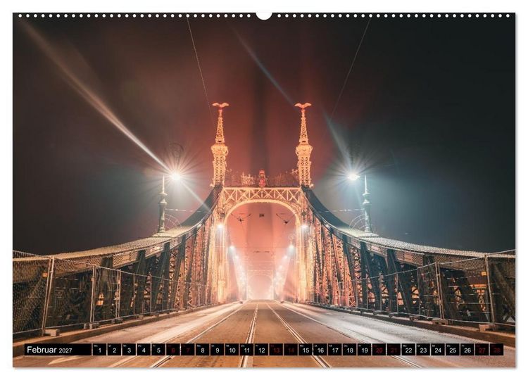 Produktbild: Glanzvolles Budapest (hochwertiger Premium Wandkalender 2027 DIN A2 quer), Kunstdruck in Hochglanz