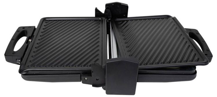 Produktbild: Silva Homeline KG 2410 Elektro Kontaktgrill Antihaftbeschichtung, klappbar, Kontrollleuchte Schwarz