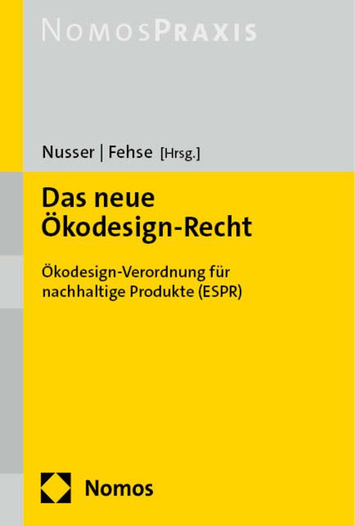 Produktbild: Das neue &Ouml;kodesign-Recht