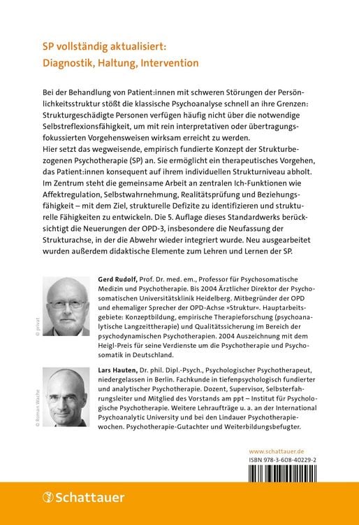 Produktbild: Strukturbezogene Psychotherapie (SP)