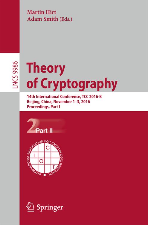 Produktbild: Theory of Cryptography