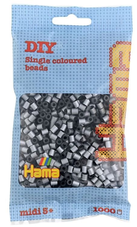 Produktbild: Hama Perlen silber, 1000 Stück