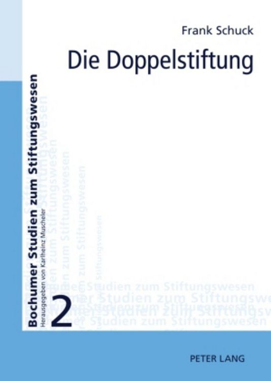 Produktbild: Die Doppelstiftung