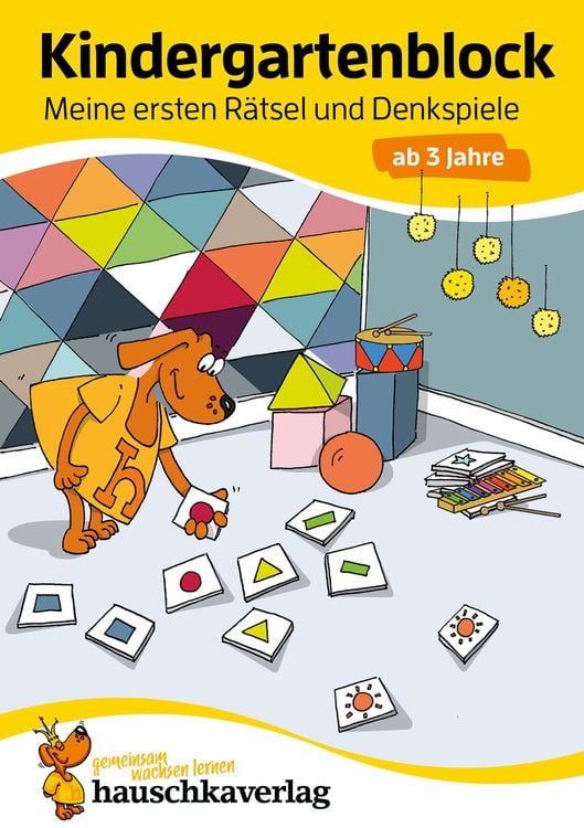 Produktbild: Kindergartenblock ab 3 Jahre - Meine ersten Rätsel und Denkspiele