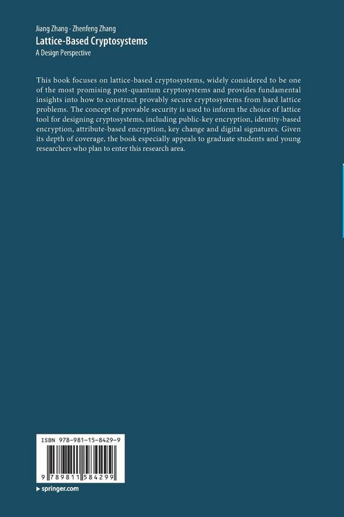Produktbild: Lattice-Based Cryptosystems