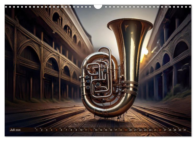 Produktbild: Musizieren einmal anders (Wandkalender 2026 DIN A3 quer), CALVENDO Monatskalender