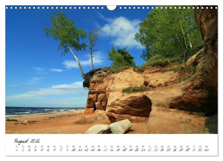 Produktbild: Litauen und Lettland (Wandkalender 2026 DIN A3 quer), CALVENDO Monatskalender