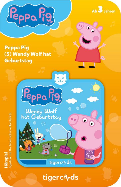 Produktbild: tigercard - Peppa Pig - Folge 5: Wendy Wolf hat Geburtstag