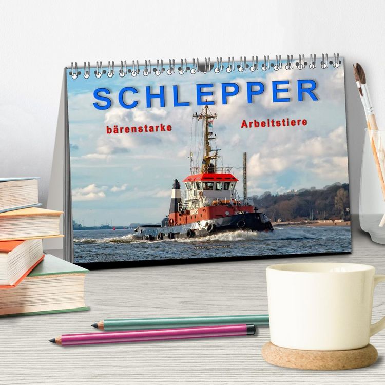 Produktbild: Schlepper - b&auml;renstarke Arbeitstiere (Tischkalender 2026 DIN A5 quer), CALVENDO Monatskalender