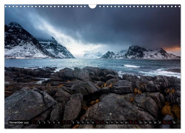 Produktbild: Lofoten. Nature Water Light (Wall Calendar 2026 DIN A3 landscape), CALVENDO 12 Month Wall Calendar