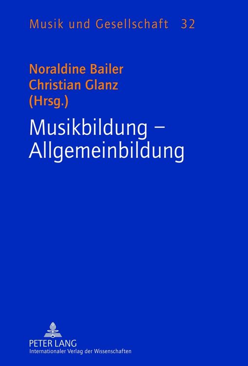 Produktbild: Musikbildung &ndash; Allgemeinbildung