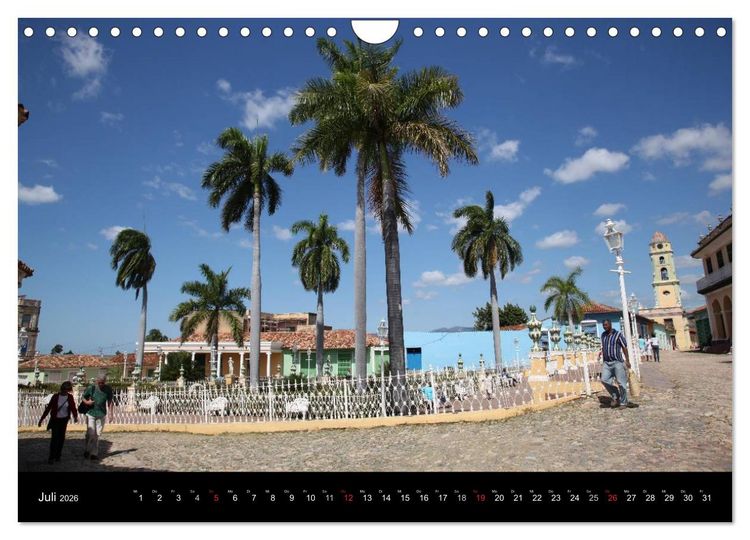 Produktbild: CUBA 2026 (Wandkalender 2026 DIN A4 quer), CALVENDO Monatskalender