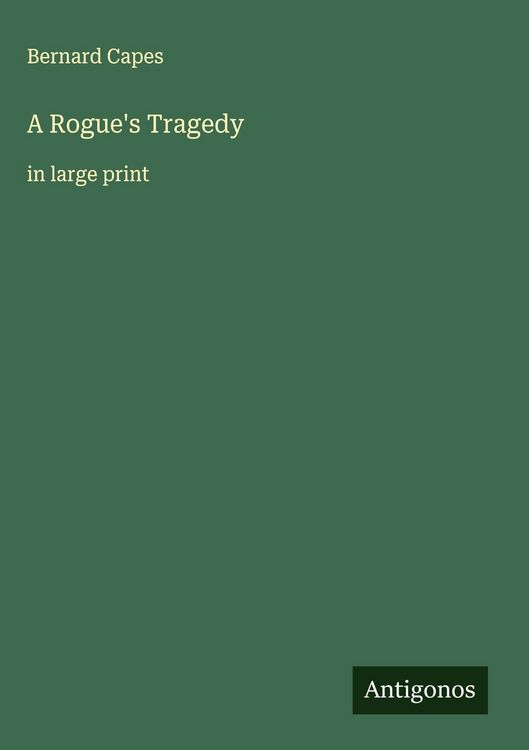 Produktbild: A Rogue's Tragedy