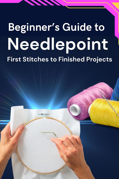 Produktbild: Beginner's Guide to Needlepoint: First Stitches to Finished Projects