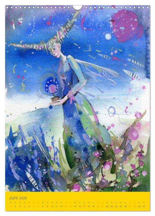 Produktbild: Im Elfenreich- Zauber und Magie der Elfen in sch&ouml;nen Aquarellen (Wandkalender 2026 DIN A3 hoch), CALVENDO Monatskalender