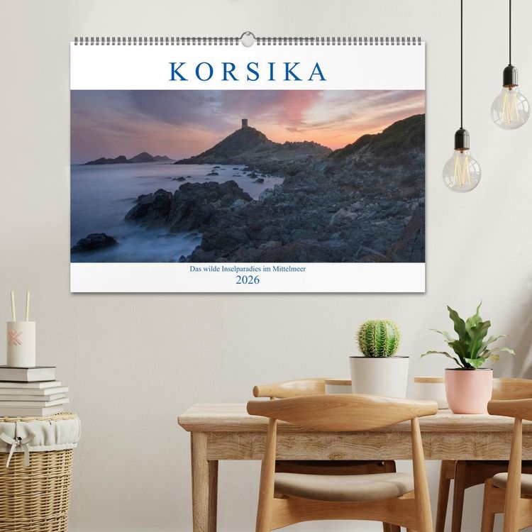 Produktbild: Korsika, das wilde Inselparadies im Mittelmeer (Wandkalender 2026 DIN A2 quer), CALVENDO Monatskalender