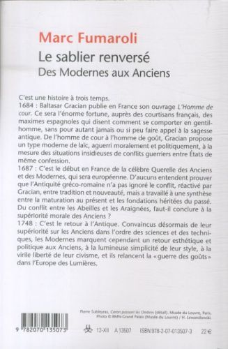 Produktbild: Le sablier renvers&eacute; : des Modernes aux Anciens