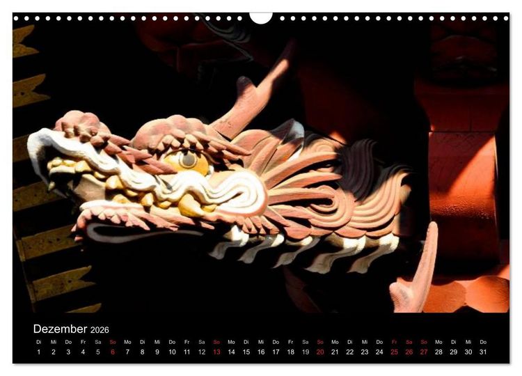 Produktbild: Detail Liebe &ndash; Japanische Miniaturen (Wandkalender 2026 DIN A3 quer), CALVENDO Monatskalender