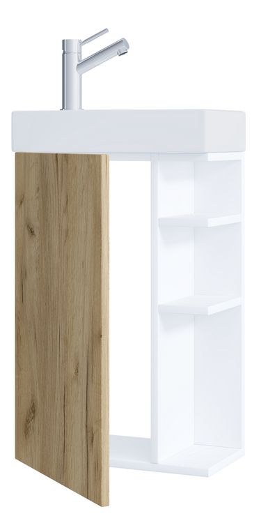 Produktbild: 2-tlg G&auml;ste WC Waschplatz Bad Waschtisch Lumia