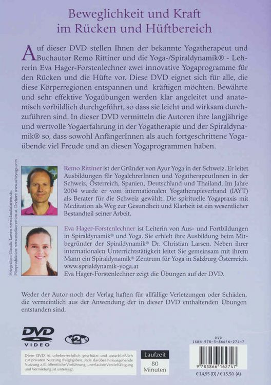 Produktbild: Yoga f&uuml;r R&uuml;cken und H&uuml;fte