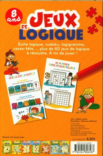 Produktbild: Jeux de logique : 8 ans