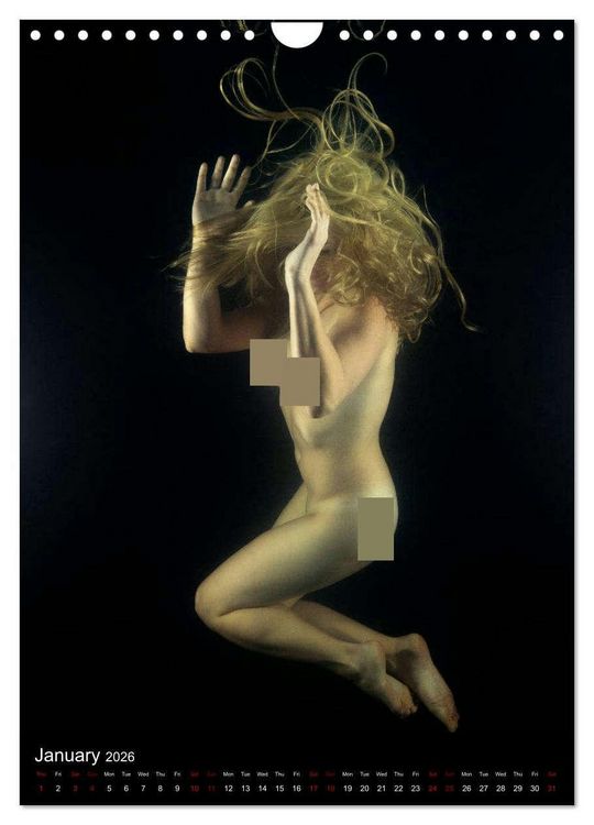Produktbild: Underwater Erotic Shapes (Wall Calendar 2026 DIN A4 portrait), CALVENDO 12 Month Wall Calendar