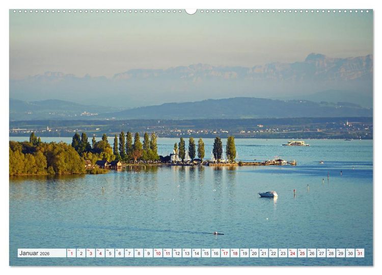 Produktbild: Bodensee - Traumlandschaften am Wasser (Wandkalender 2026 DIN A2 quer), CALVENDO Monatskalender