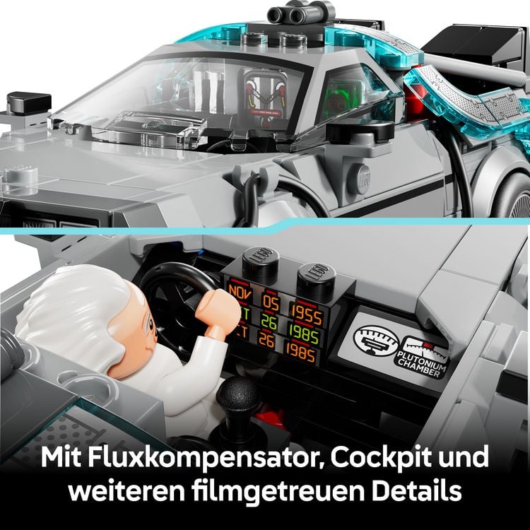 Produktbild: LEGO Speed Champions 77256 Zeitmaschine aus Zur&uuml;ck in die Zukunft