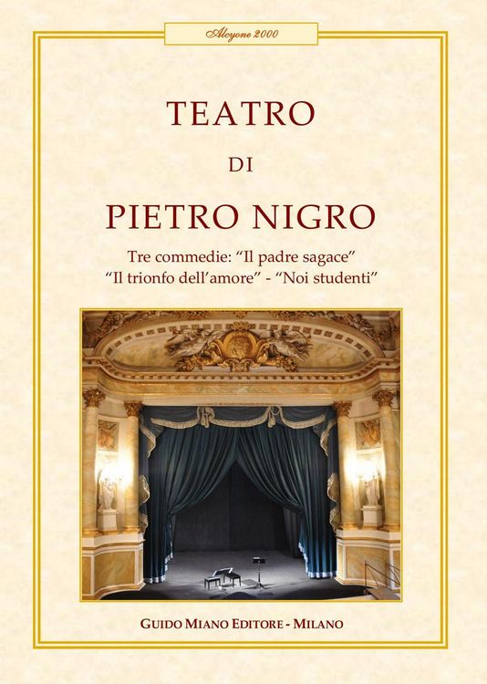 Produktbild: Teatro. Tre commedie: Il padre sagace-Il trionfo dell'amore-Noi studenti