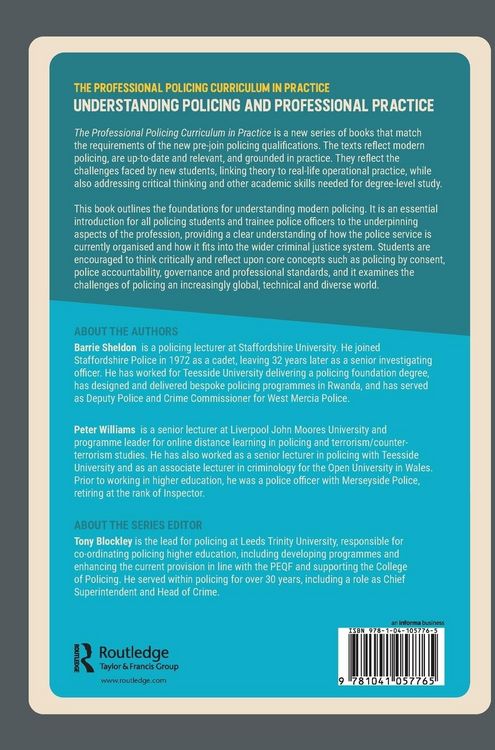 Produktbild: Understanding Policing and Professional Practice