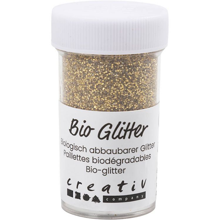 Produktbild: Creativ Company Bio Sparkles, Gold, 27 ml/ 1 Dose