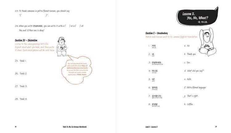 Produktbild: Talk To Me In Korean Workbook - Level 1