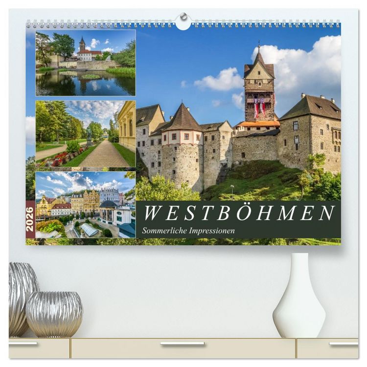 Produktbild: WESTB&Ouml;HMEN Sommerliche Impressionen (hochwertiger Premium Wandkalender 2026 DIN A2 quer), Kunstdruck in Hochglanz