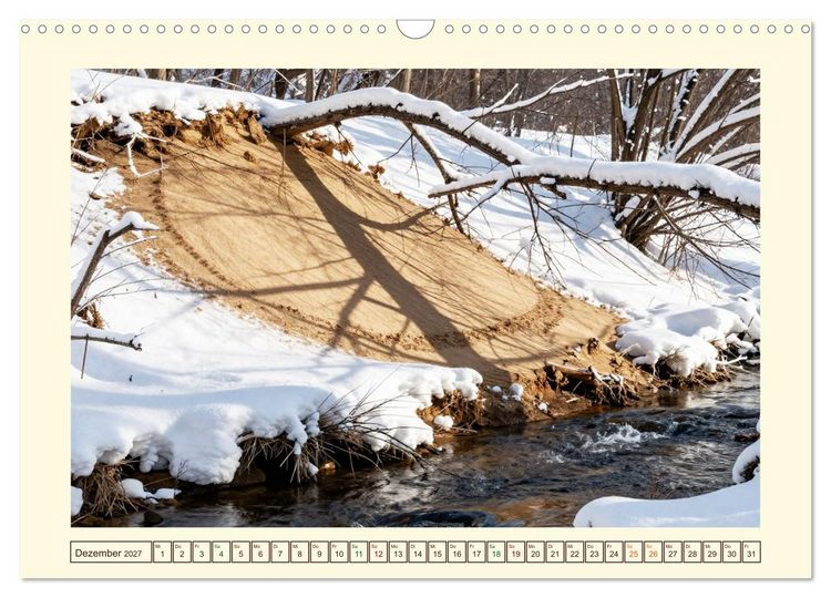 Produktbild: Gestaltete Stille - Wo die Natur zur Skulptur wird (Wandkalender 2027 DIN A3 quer), CALVENDO Monatskalender
