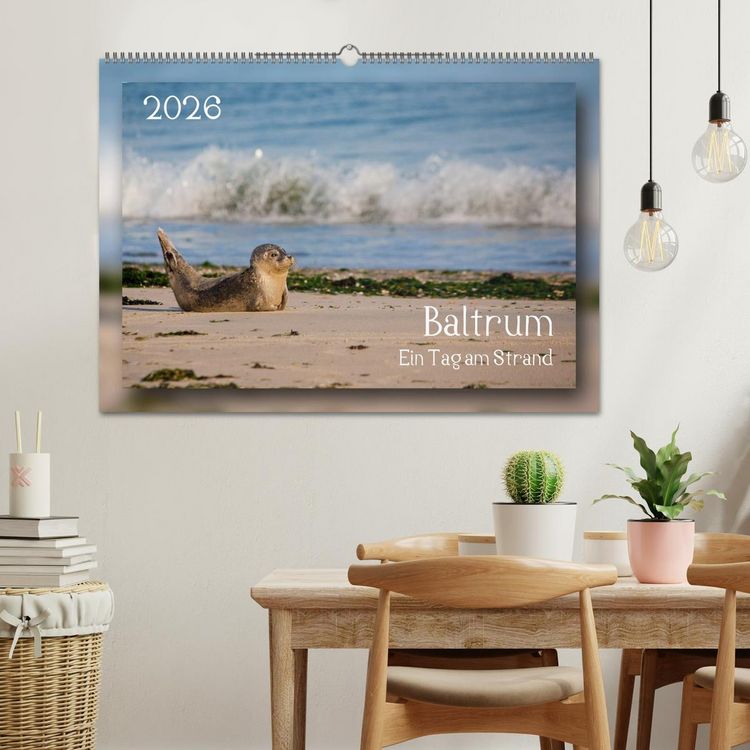 Produktbild: Baltrum - Ein Tag am Strand (Wandkalender 2026 DIN A2 quer), CALVENDO Monatskalender