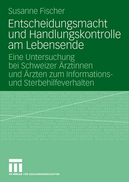 Produktbild: Entscheidungsmacht und Handlungskontrolle am Lebensende