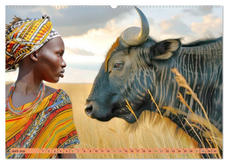 Produktbild: Afrikas urt&uuml;mliche Sch&ouml;nheit (Wandkalender 2026 DIN A2 quer), CALVENDO Monatskalender
