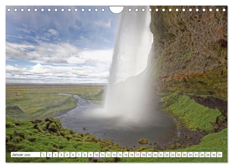 Produktbild: Die Farben Islands (Wandkalender 2026 DIN A4 quer), CALVENDO Monatskalender