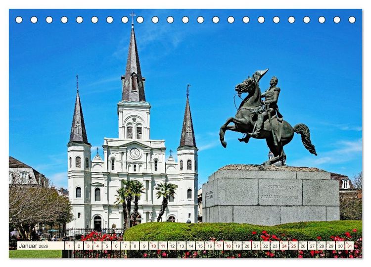 Produktbild: So sch&ouml;n ist New Orleans (Tischkalender 2026 DIN A5 quer), CALVENDO Monatskalender