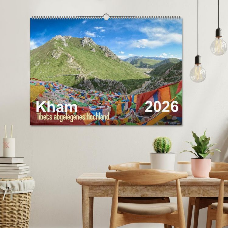 Produktbild: Kham - Tibets abgelegenes Hochland (Wandkalender 2026 DIN A2 quer), CALVENDO Monatskalender