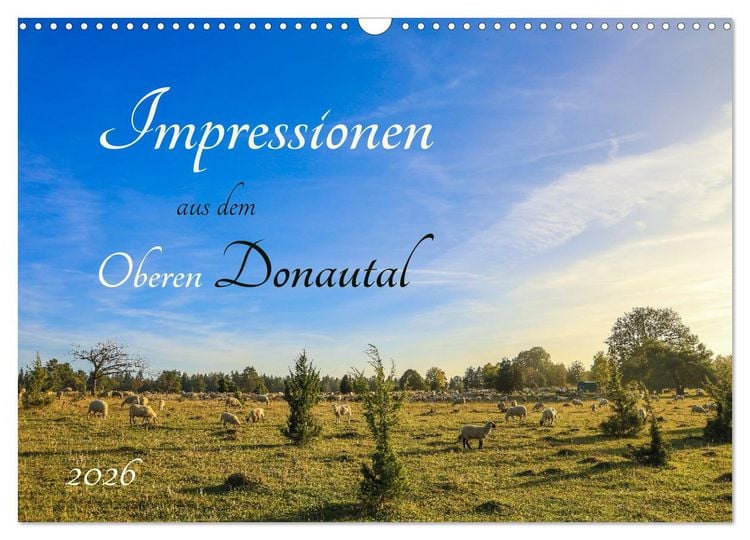 Produktbild: Impressionen aus dem Oberen Donautal (Wandkalender 2026 DIN A3 quer), CALVENDO Monatskalender