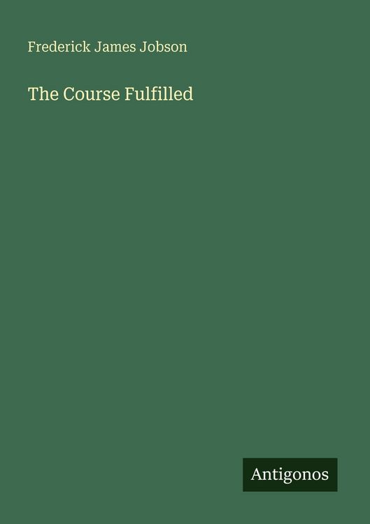 Produktbild: The Course Fulfilled