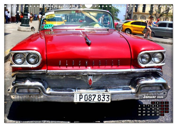 Produktbild: Der rote Star . Oldsmobile Starfire 98 (Wandkalender 2026 DIN A3 quer), CALVENDO Monatskalender