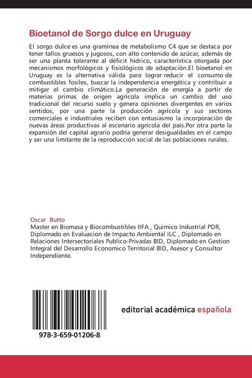 Produktbild: Bioetanol de Sorgo dulce en Uruguay