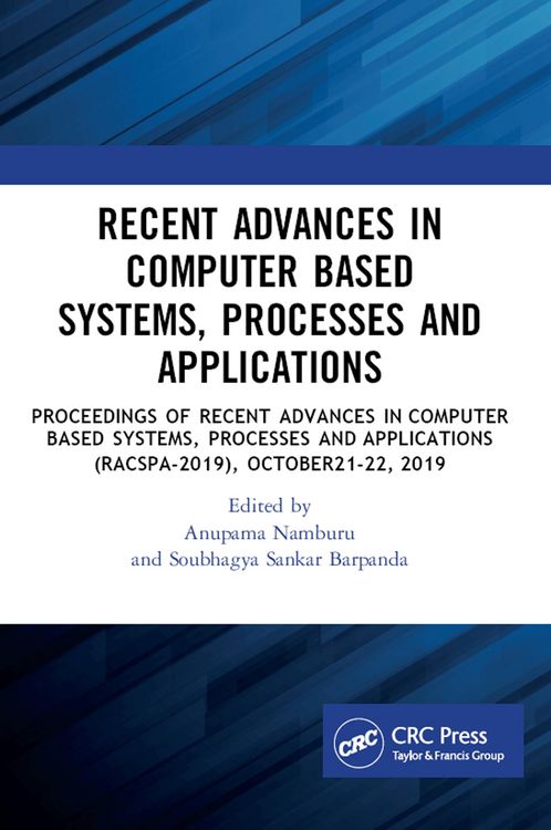 Produktbild: Recent Advances in Computer Based Systems, Processes and Applications
