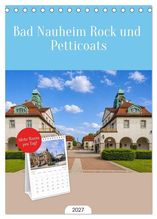 Produktbild: Tischplaner 2027 - Bad Nauheim Rock und Petticoats (A5 Tischkalender zum Aufstellen) CALVENDO