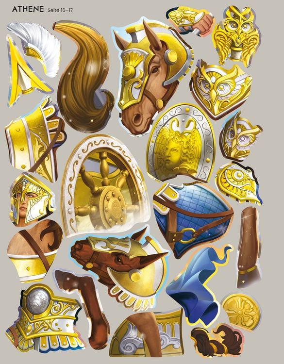 Produktbild: Der gro&szlig;e Stickerspa&szlig;: Griechische Gottheiten